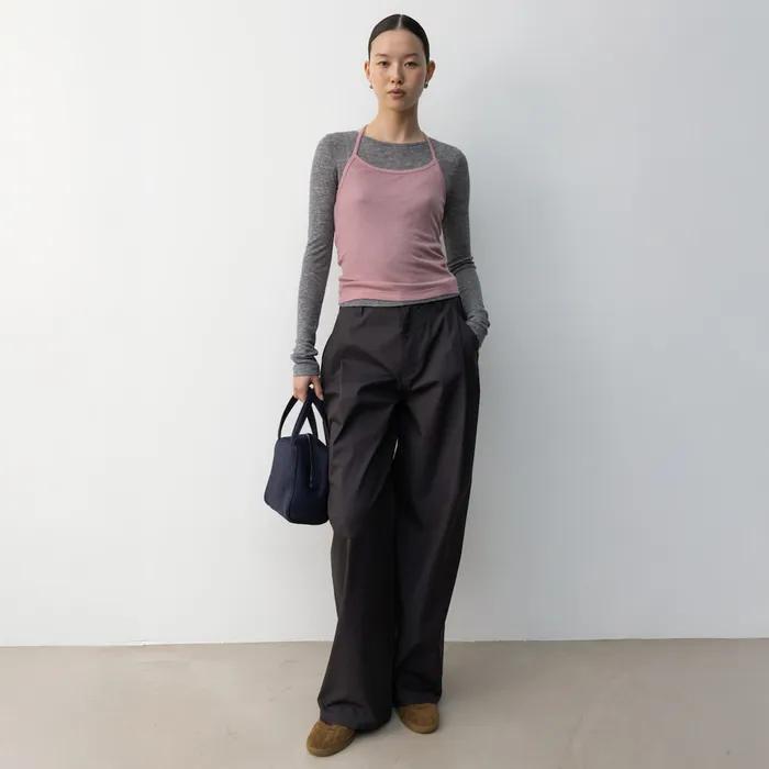 Bennett Tuck Pants  Grey (TA5721A113)