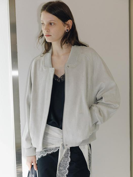 Faux Suede Bluoson Jacket SL6SM603-11