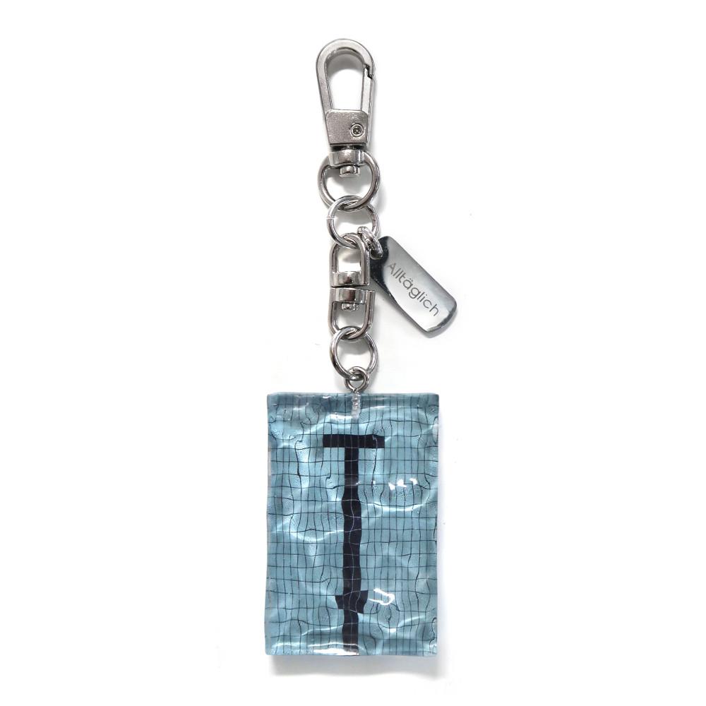 수영장 키링 굿즈 핸드메이드 수영장 키체인 - swim lane keyring