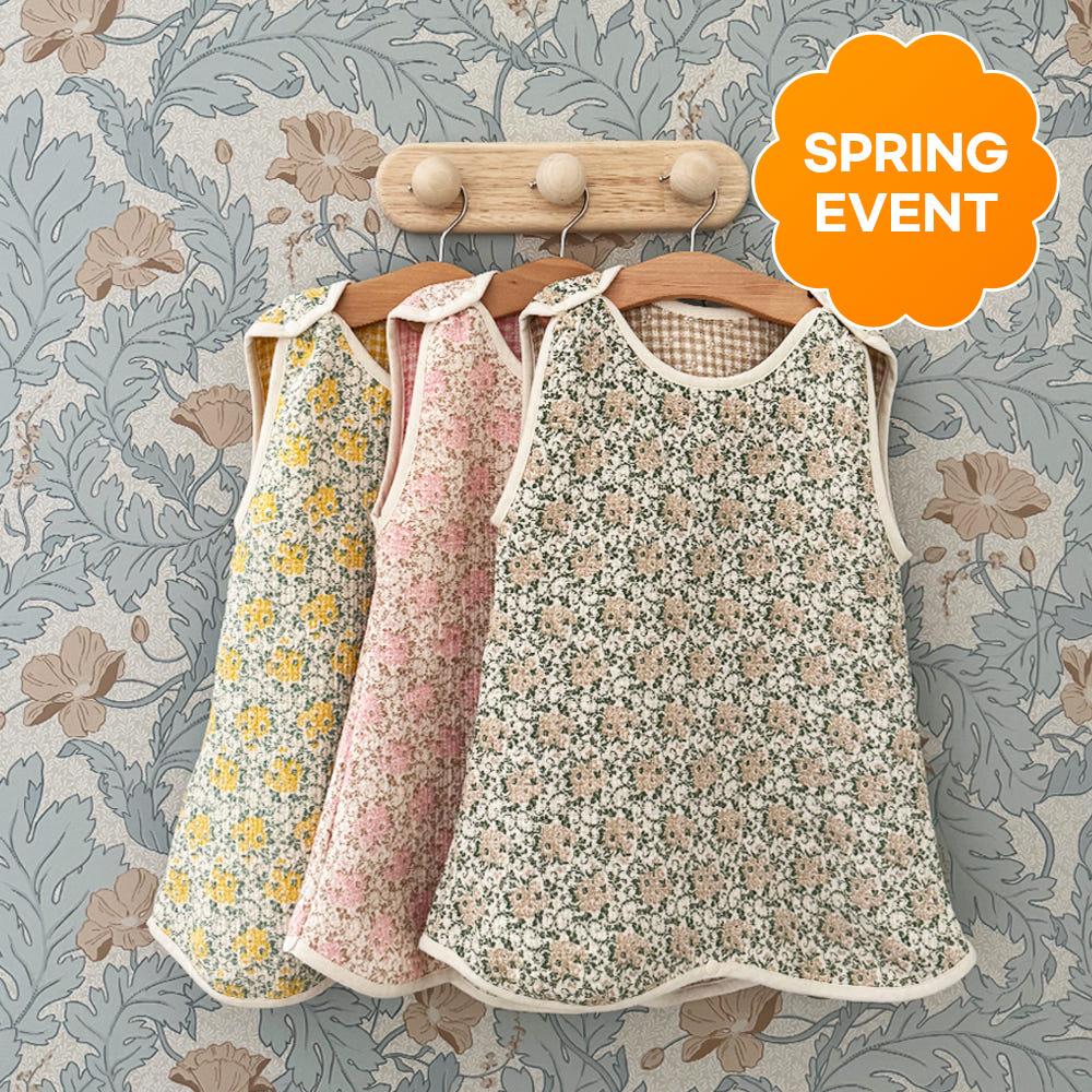 사가 오가닉 봄 여름 가을 겨울 사계절 트래블 신생아 아기 수면조끼