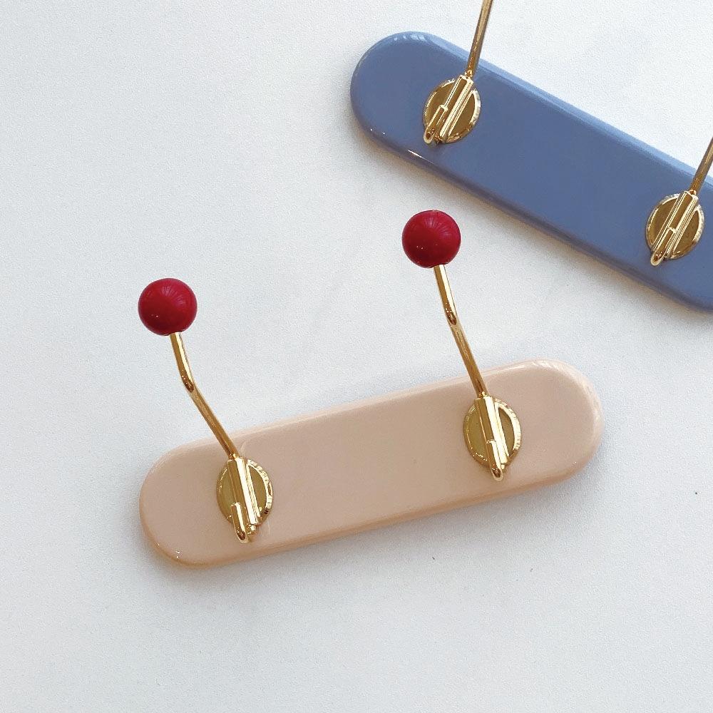 [DDWD]미니 빈티지 코트랙 자석 골드 2구-Beige