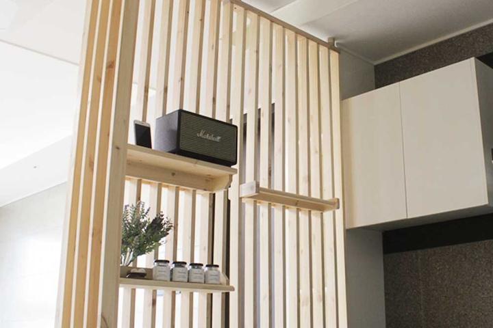 하프 파티션 원목 인테리어 간살 가벽 16size 2colors 1600max