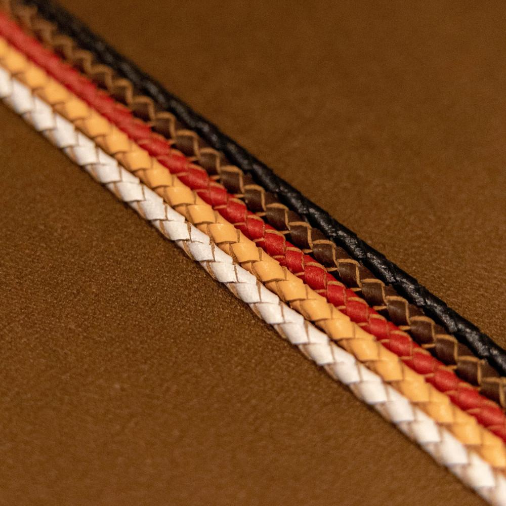 소가죽 얇은 안경줄 꽈배기 매듭 마스크줄 스트랩 알러지 방지 블랙 브라운 검정 수제