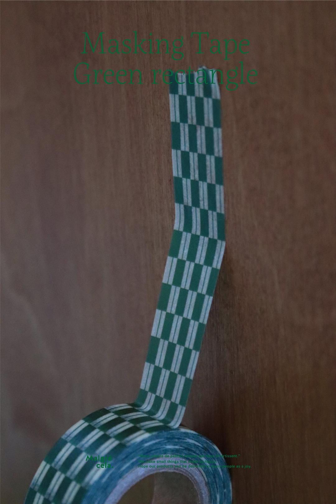 Masking tape - Green rectangle