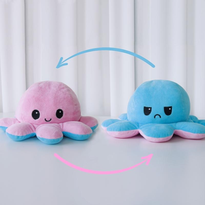 반전문어 양면인형 재밌는 귀여운 웃긴 생일 쓸데없는 신박한 선물