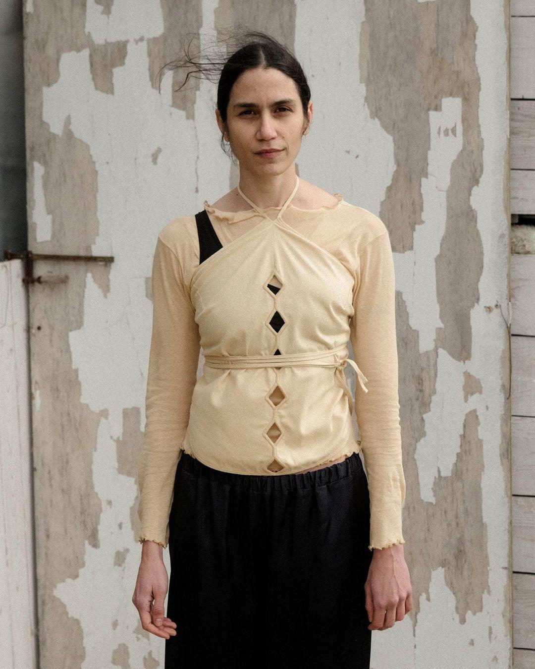 Cessa Ligo Top - TOOTH WHITE / XS