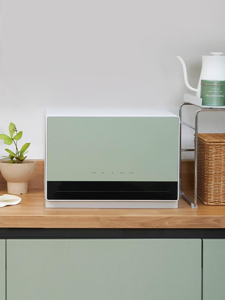 NEW 폴레드 픽셀 오프화이트 UVC LED 살균 유아소독기(선반형트레이 포함)