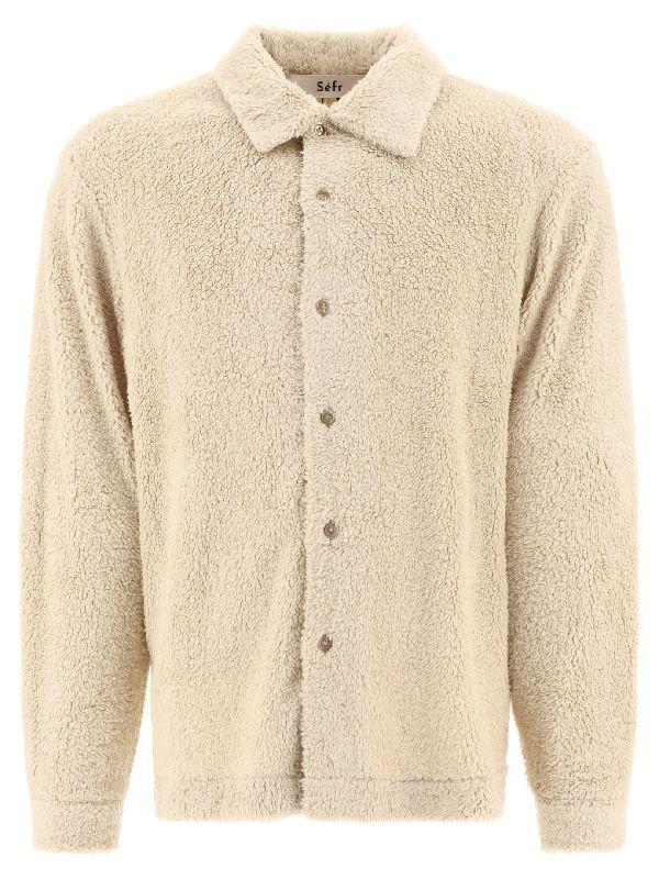 SENSE 오버 셔츠 플리스 자켓