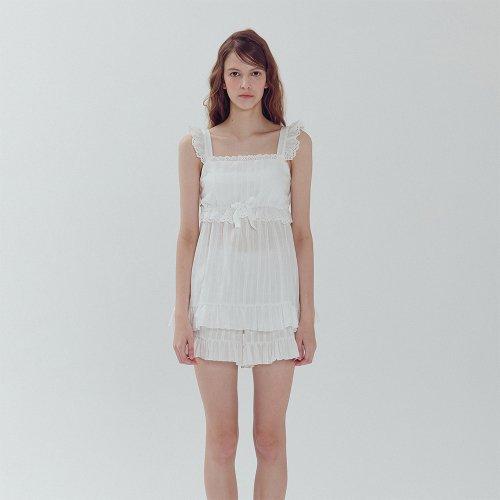 [4530-BCUHT] [캡내장] 스위티 투피스 Ivory