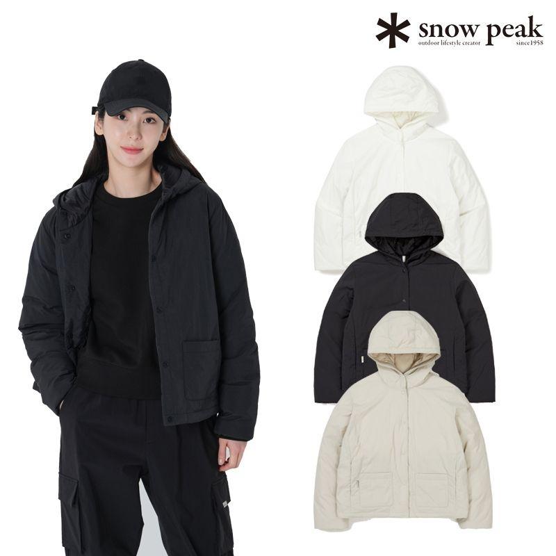 [최초가:219,000원]우먼스 셔켓 후드 경량 다운 자켓 캠핑룩 S23WWGDJ51_BS_L