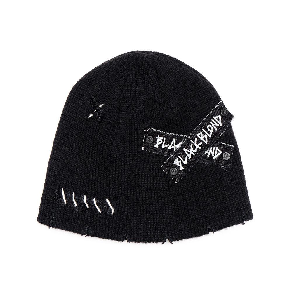BBD Hand-stitched Graffiti Logo Beanie (Black)