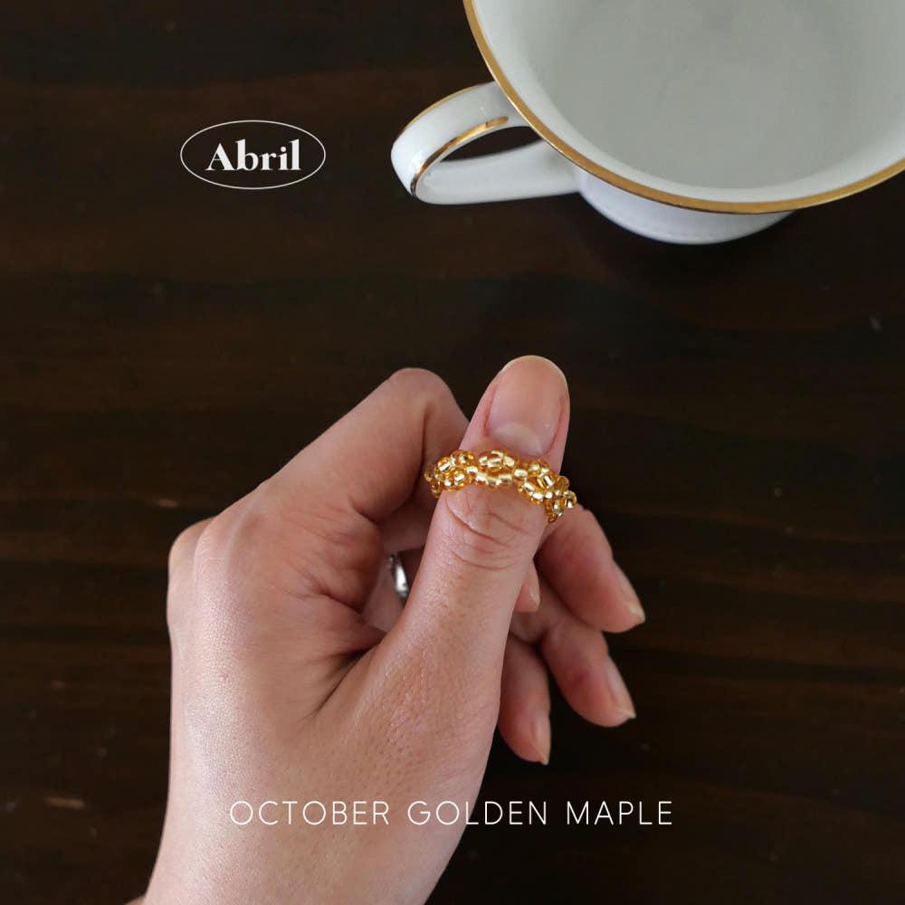 [아브릴] October Golden Maple Ring