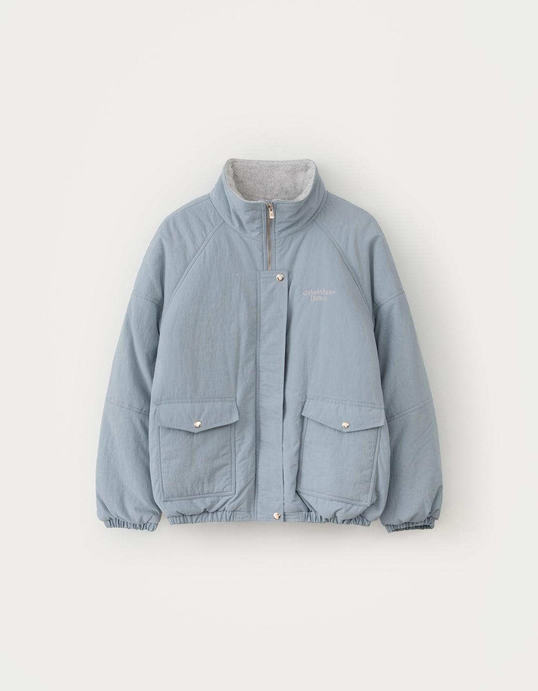 [Release] 12.12 출고 Fleece Over-Fit Padding Jumper - Light Blue