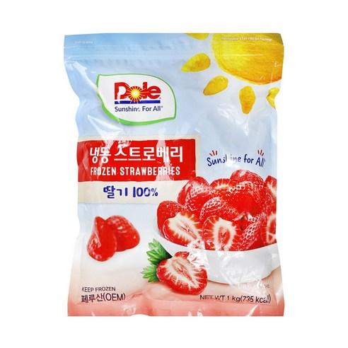 Dole 냉동 딸기, 1kg, 1개 - 냉동딸기 | 쿠팡