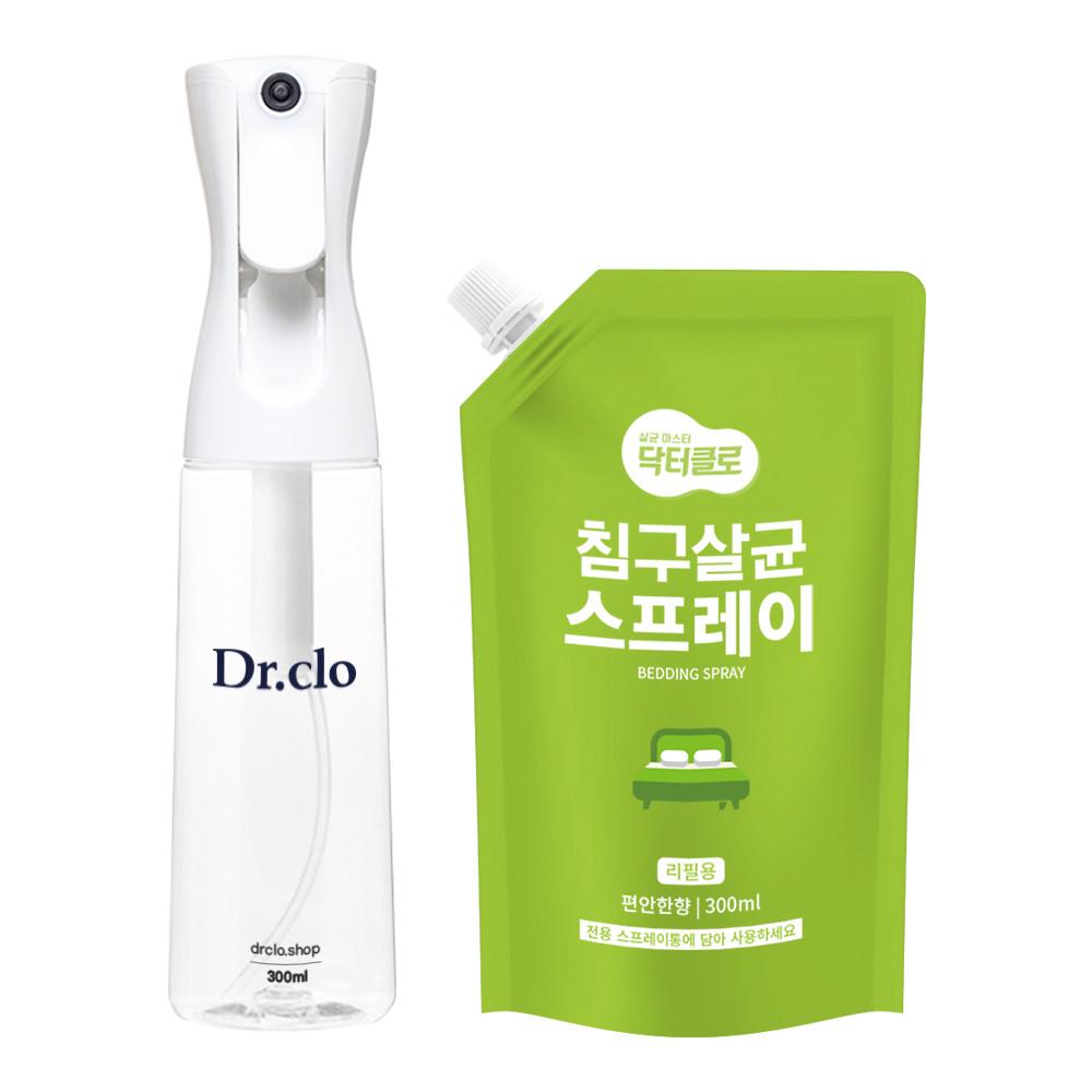 닥터클로 침구살균,침구이불탈취제,대용량 뿌리는소독 스프레이 300ml