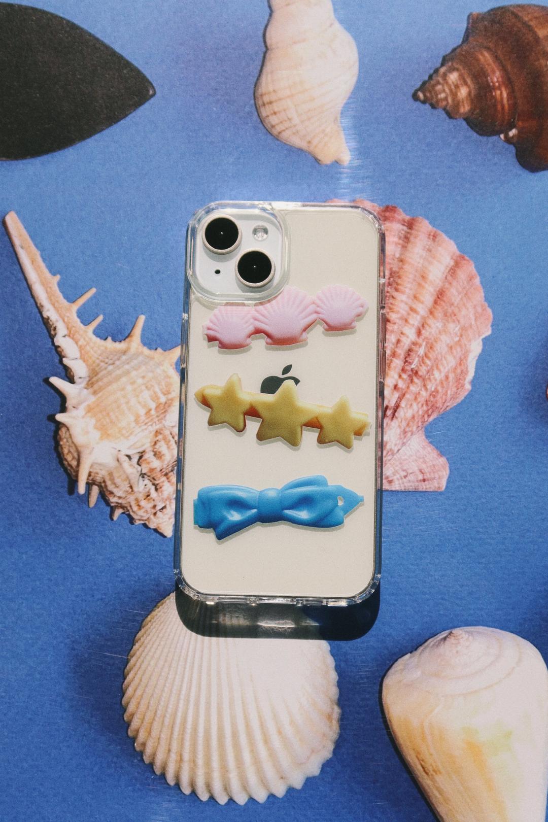 Vintage hair barrette case [seashell]