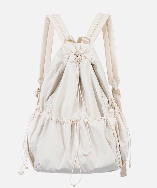 리프 백팩 (아이보리)