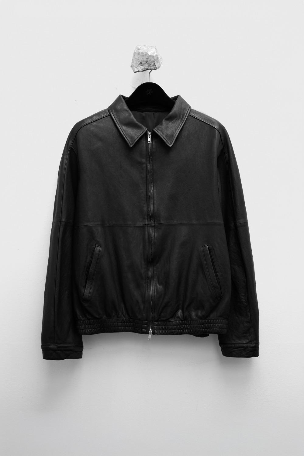 Washed Leather Blouson