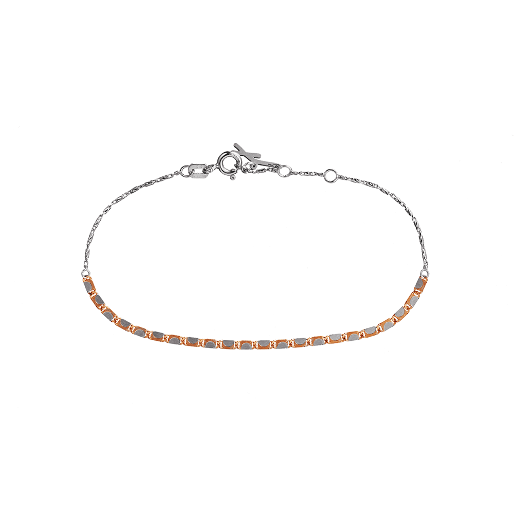 [Lumaca] Rose & White Bracelet 17.7cm