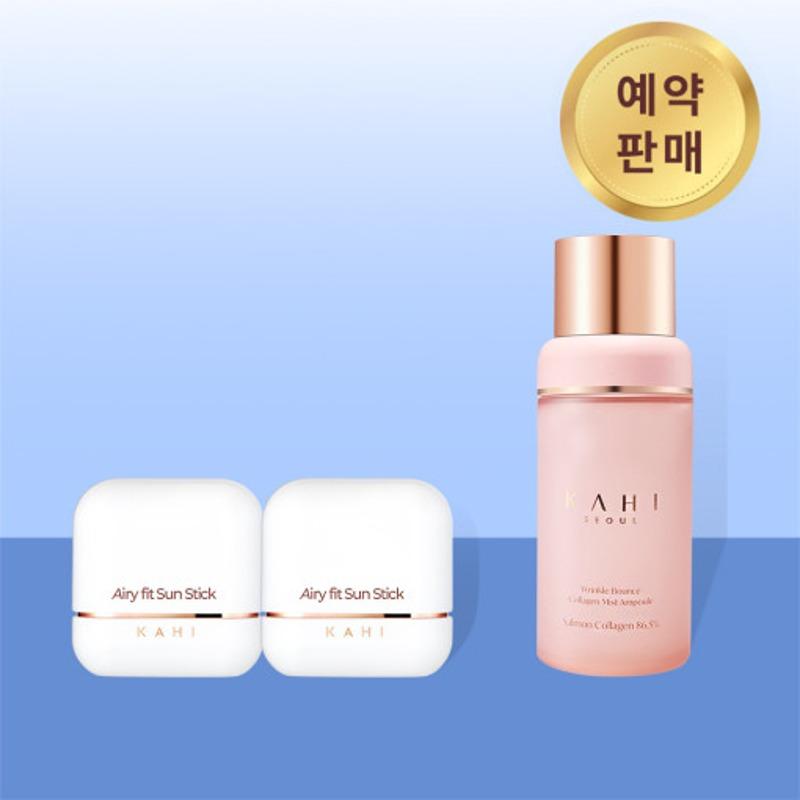 [가히X희철리즘_파격특가] 에어리핏 선스틱 2개 + 미스트 앰플 60ml 1개_예약판매_8/16 순차출고 예정