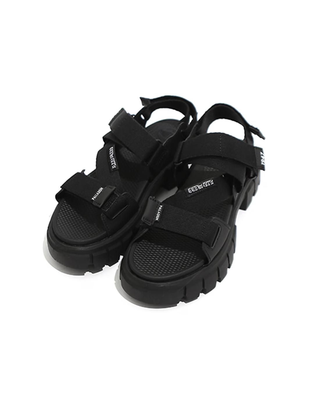 [팔라디움] 리볼트 블랙 플랫폼 샌들 98578-008-M