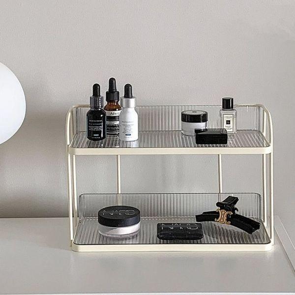 2단 향수보관함 화장품 진열대 트레이 선반