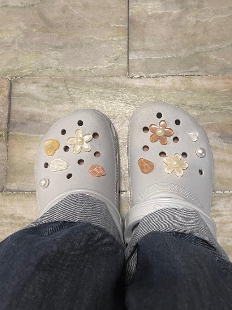 버터크림꽃 지비츠세트10 set 진주 지비츠참 꽃 여름코디 바캉스룩 여자선물 레진악세사리