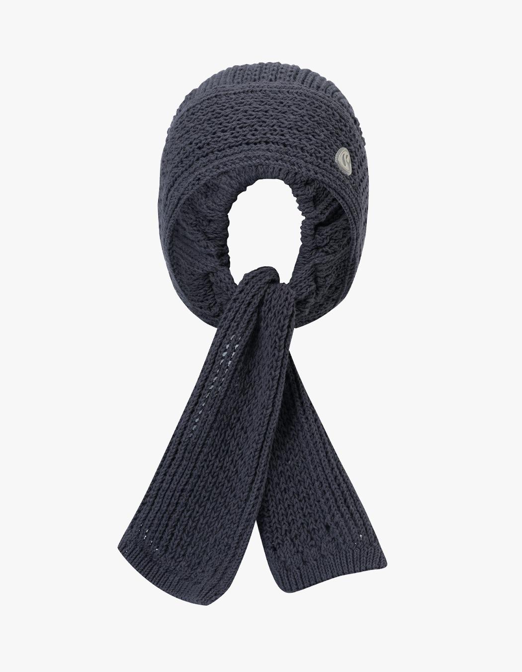 Scarf Hat - Charcoal