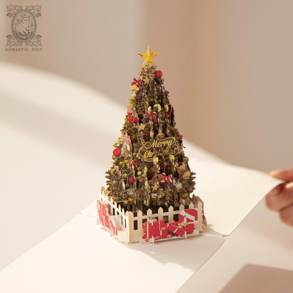 로맨틱포스트 크리스마스카드 입채 팝업 카드 성탄절 크리스마스 선물