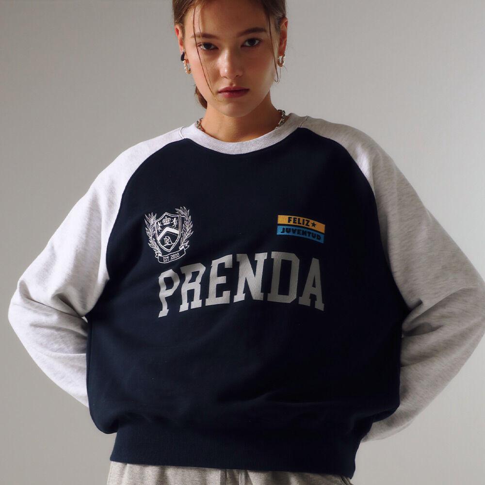 JUVENTUD COMBINATION RAGLAN SWEATSHIRT NAVY