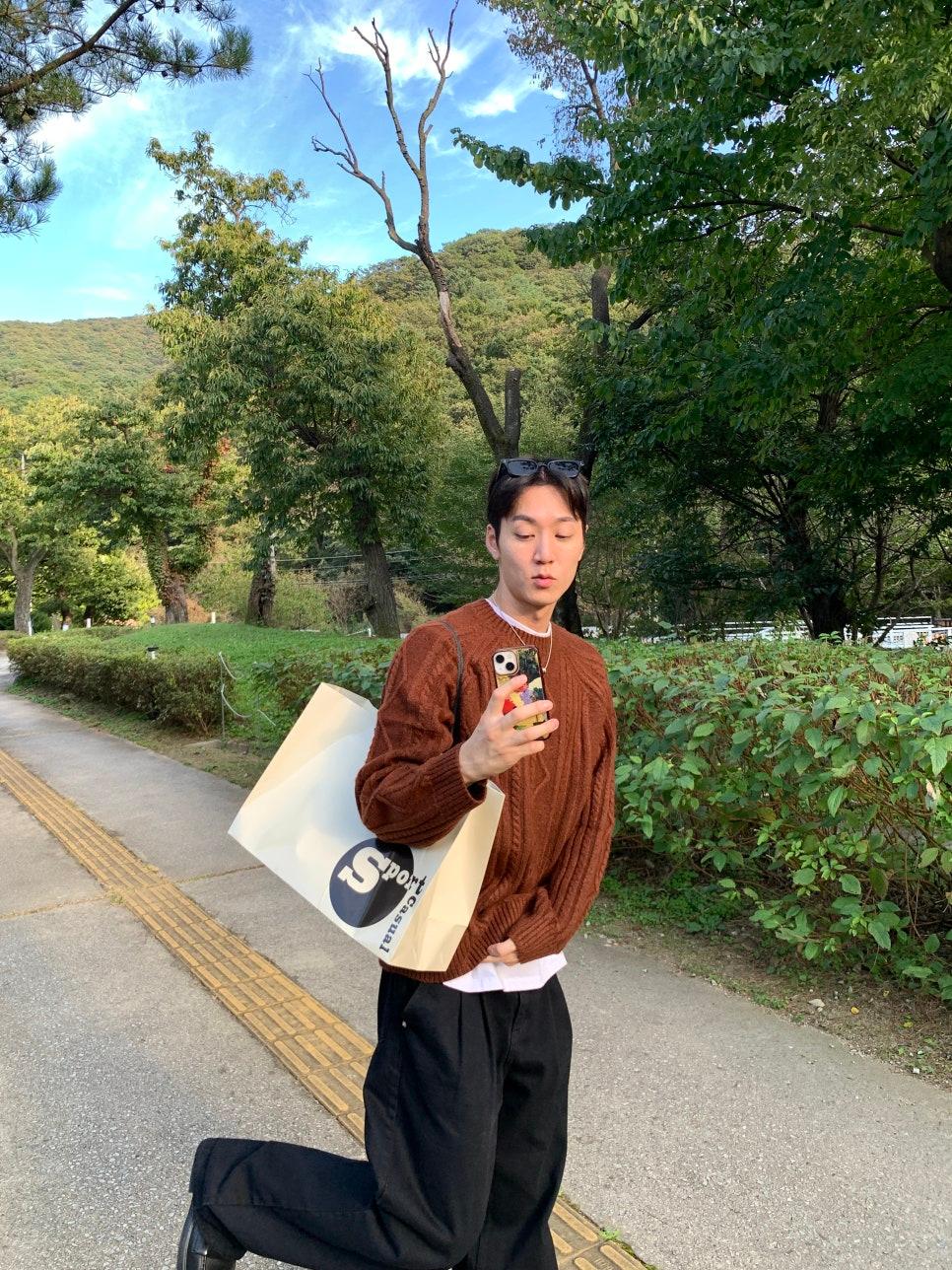 Se captain heavy fisherman knit