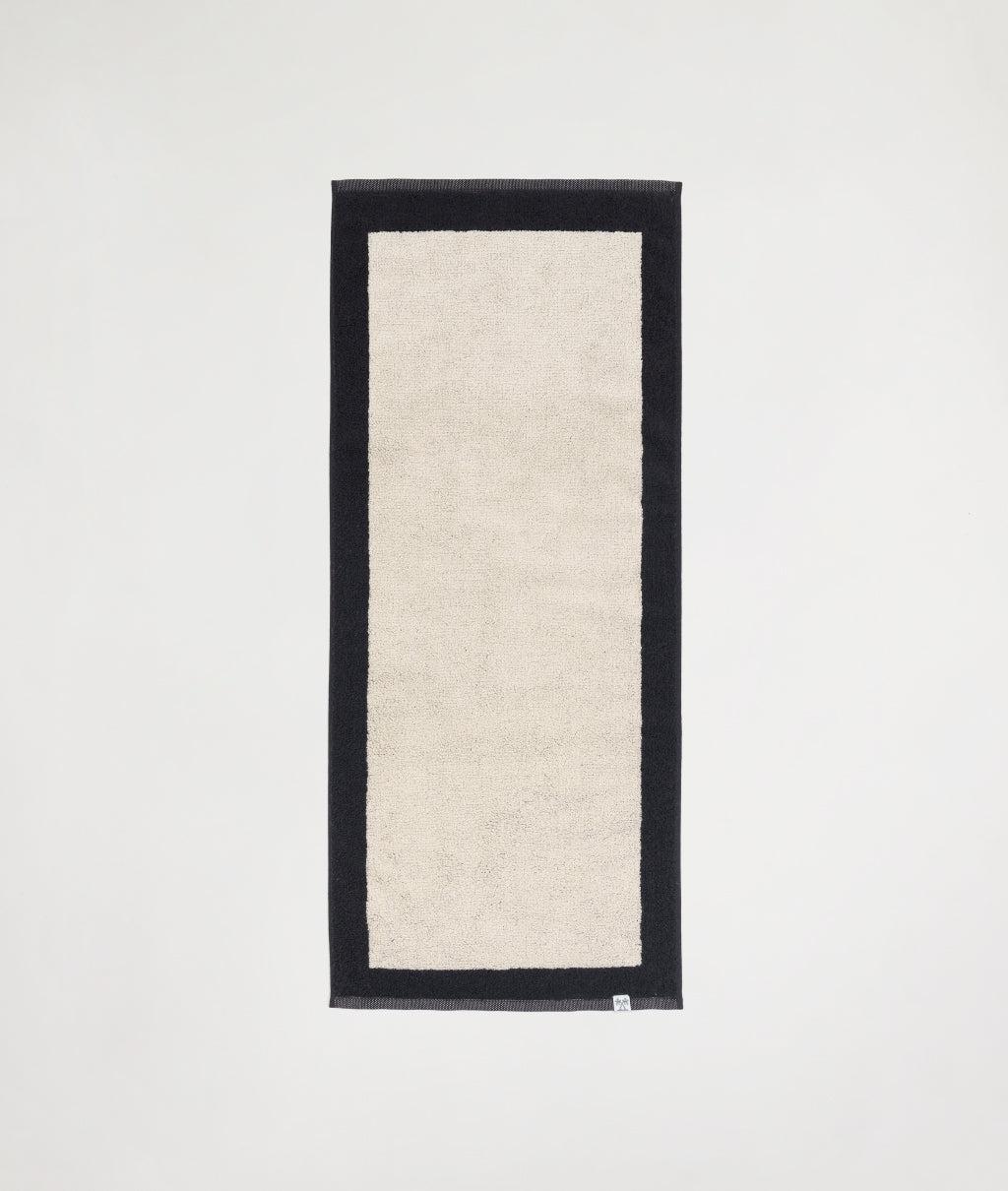 AMBIENT TOWEL FACE TOWEL / Frame / CHARCOAL×CREAM