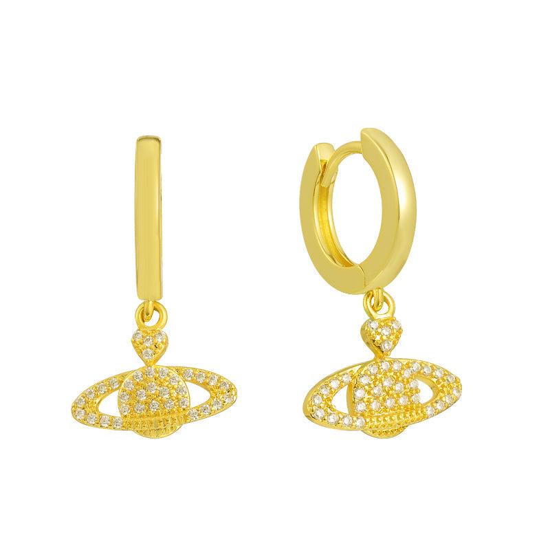 Venus Princess Earrings - Gold