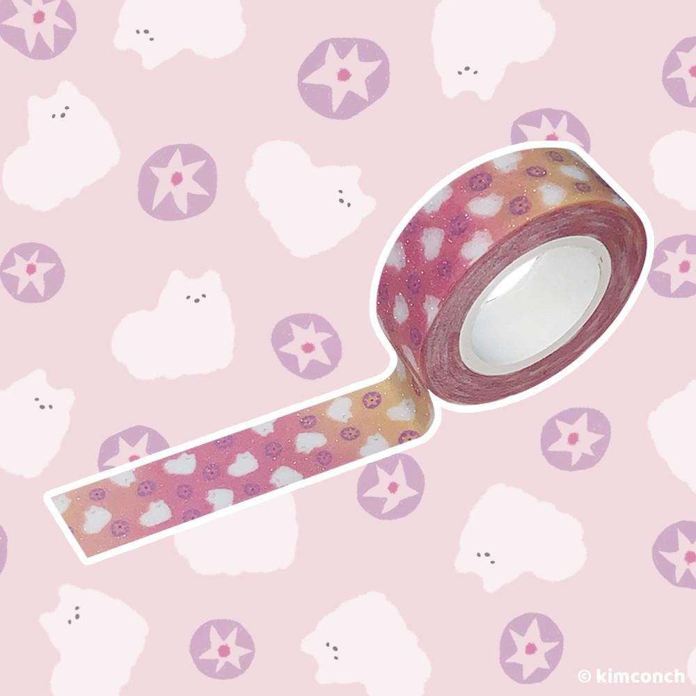 애기별꽃 글리터 마스킹테이프