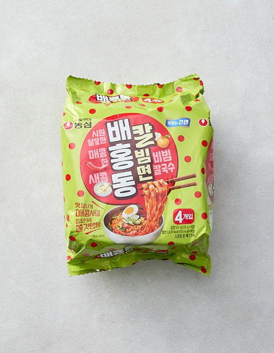 [농심] 배홍동칼빔면 128g*4입
