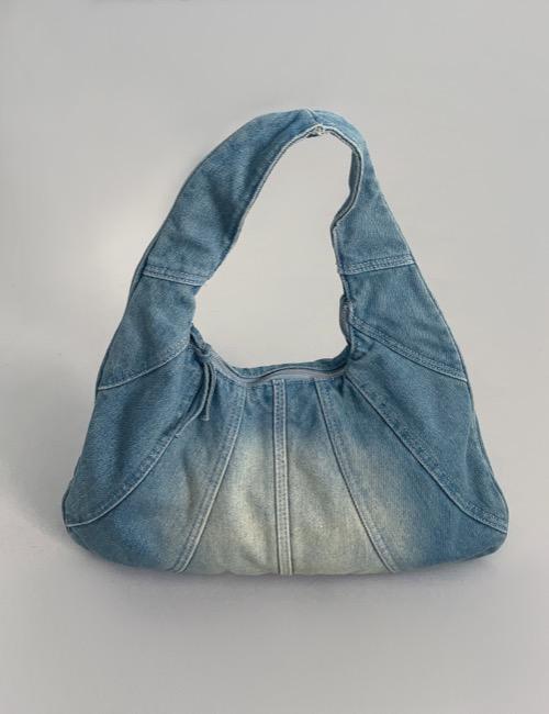 vintage slit washing denim bag