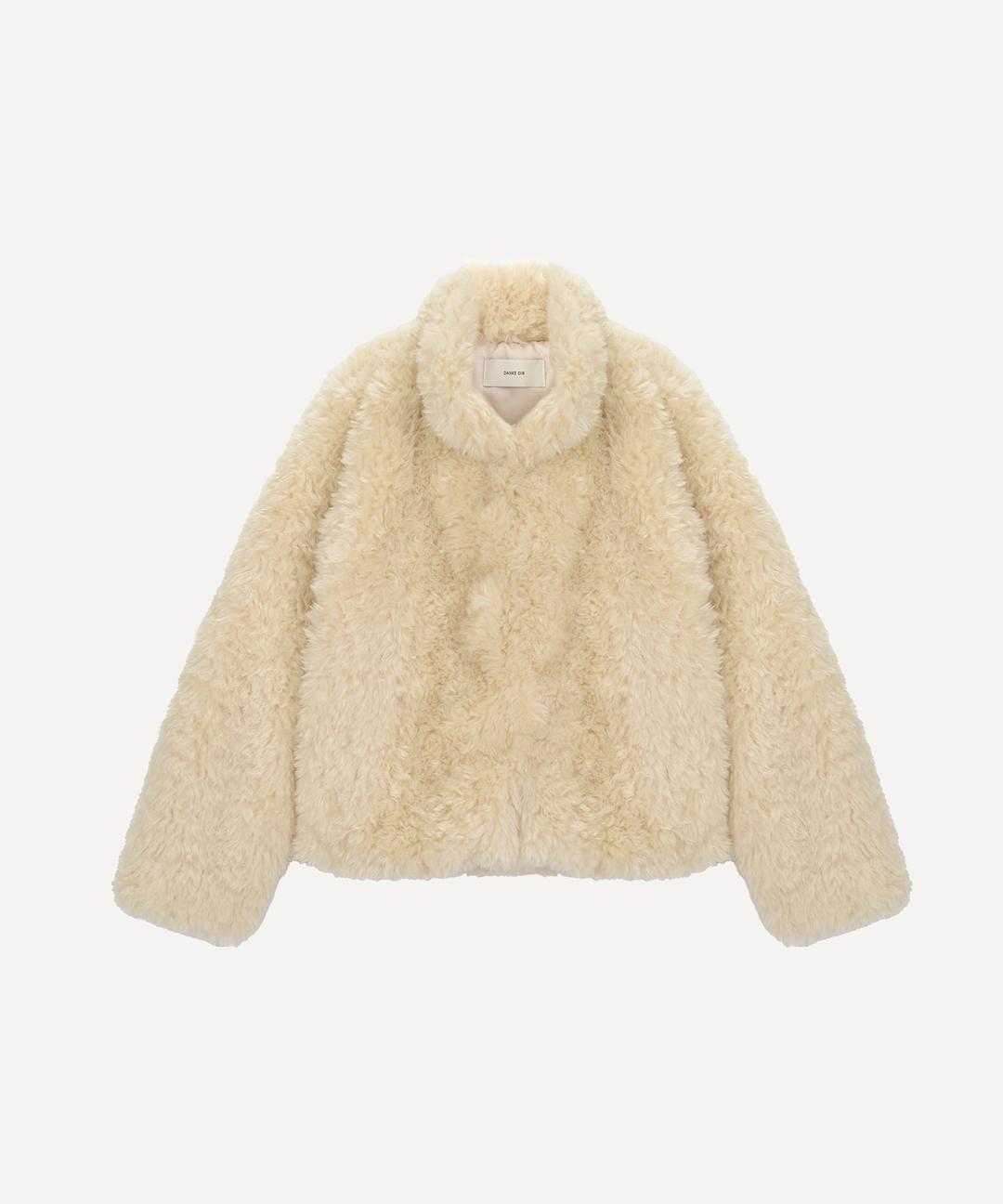 Warm Layer Fur Jacket - Ivory