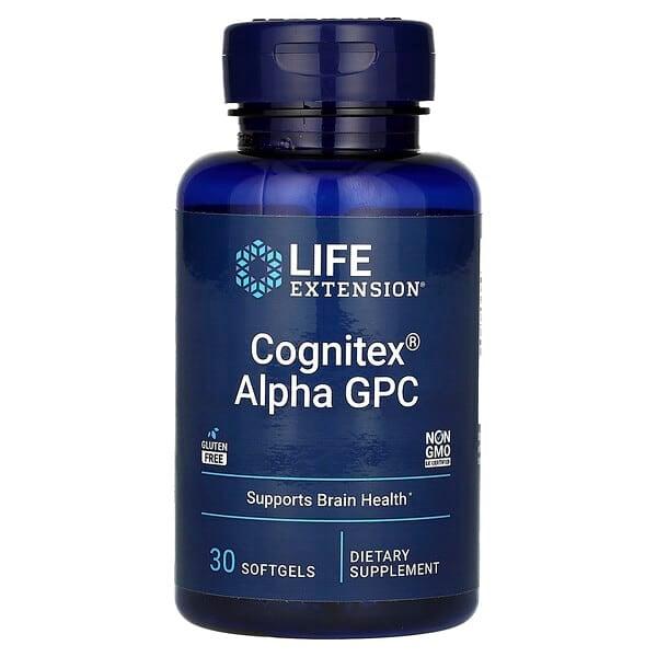 Life Extension, Cognitex 알파-GPC, 소프트젤 30정