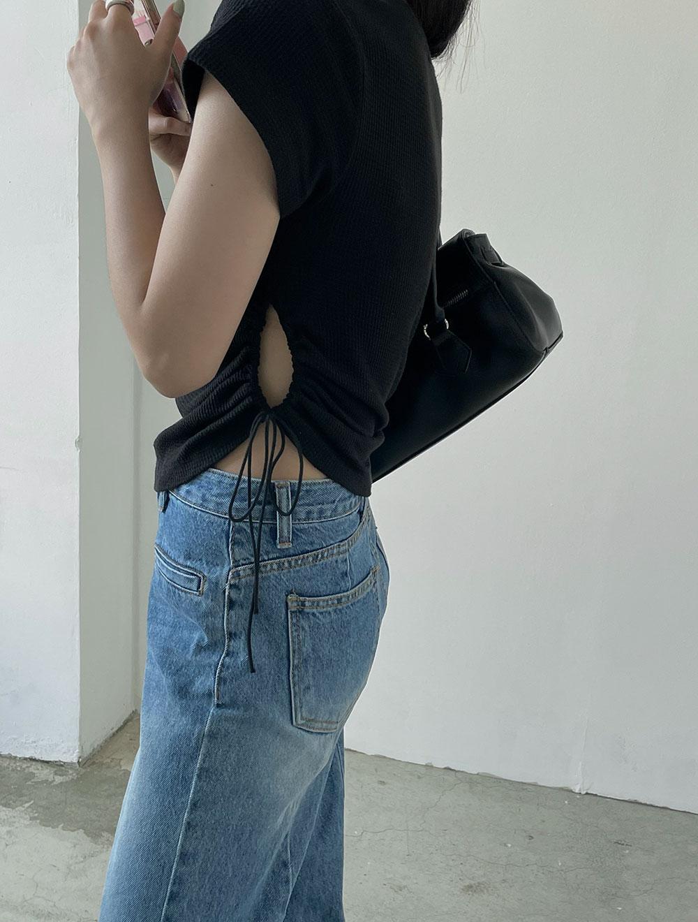 Waffle string t (2color)