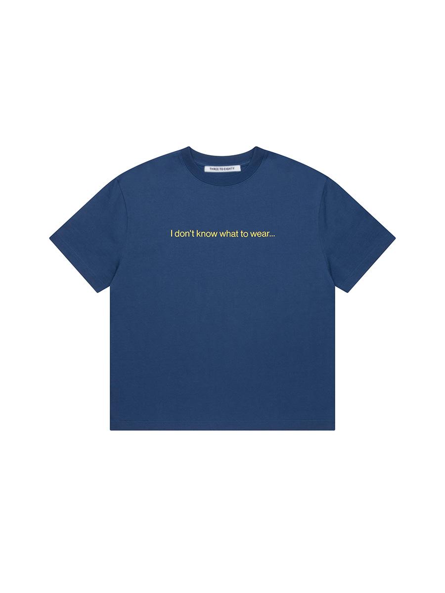 Still it ... T-SHIRT BLUE