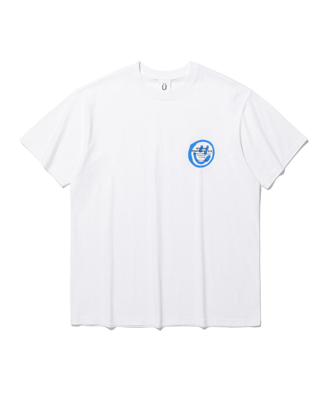 LOGO&SMILEY TEE_WHITE