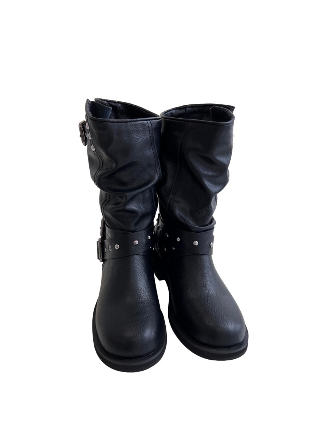 옵텐소 더블 버클 셔링 워커 부츠