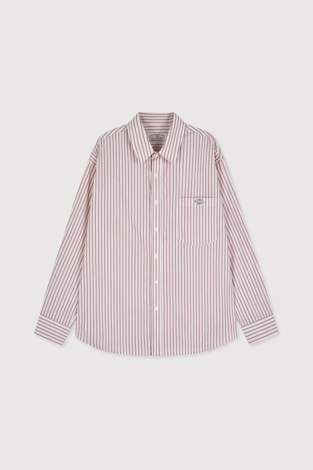 Sola Classic Stripe Shirts (light pink)