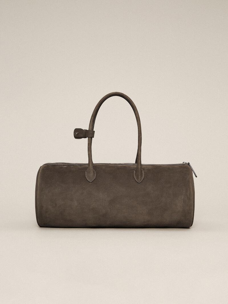 Woody Bag Nubuck Taupe