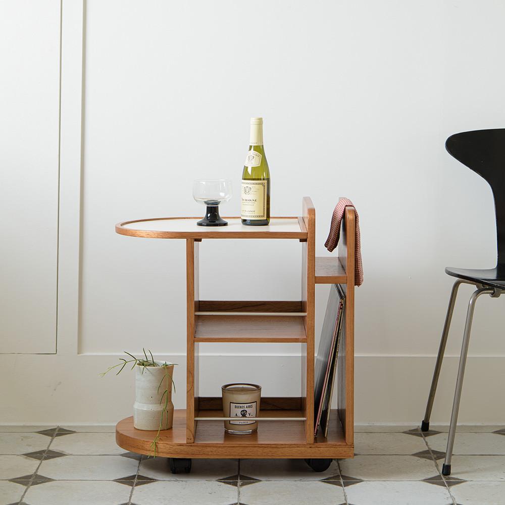 매스티지데코 이로 트롤리 이동식 쉘프 책장 다용도 침실가구 인테리어 트롤리수납함