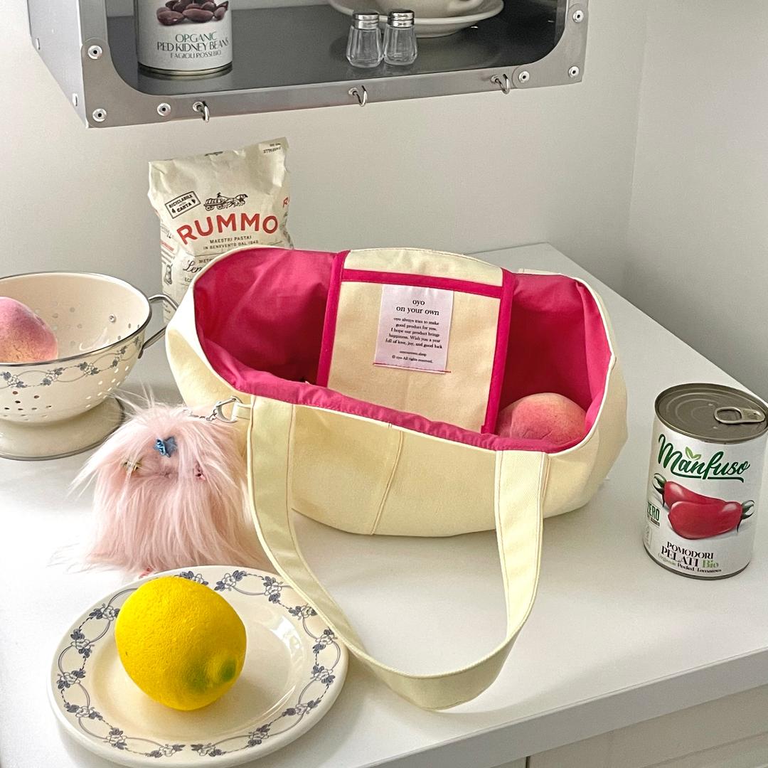 stitch bag- lemon