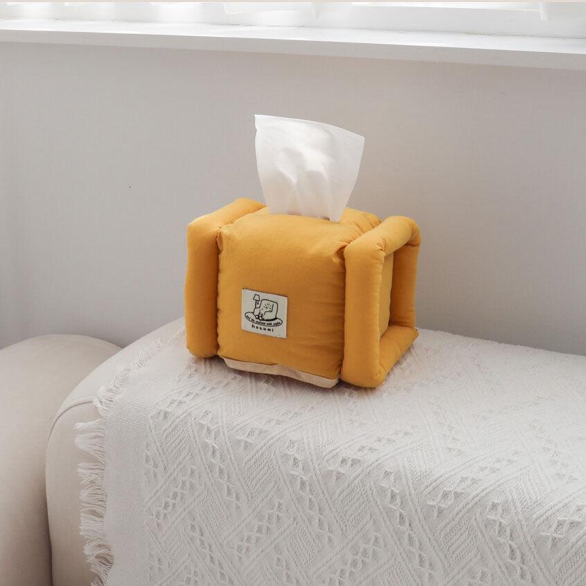 cloud tissue case (mustard)
