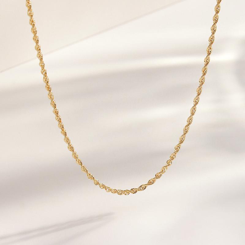 14K/18K 노블 이태리 로프체인 목걸이