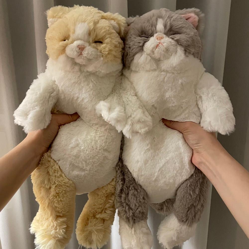 [선레몬 공식] 무릎인형 잠자는 쓰야쓰야 고양이 인형 애착 뚱냥이