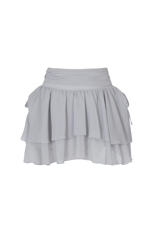 MAGNOLIA FRILL SKIRT grey